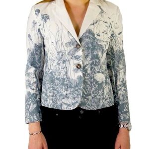 Anthropologie Daughters of the Liberation Sea Nettle Blazer $138 Retail